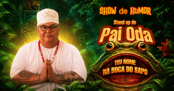 Cartaz do show Teu Nome na Boca do Sapo