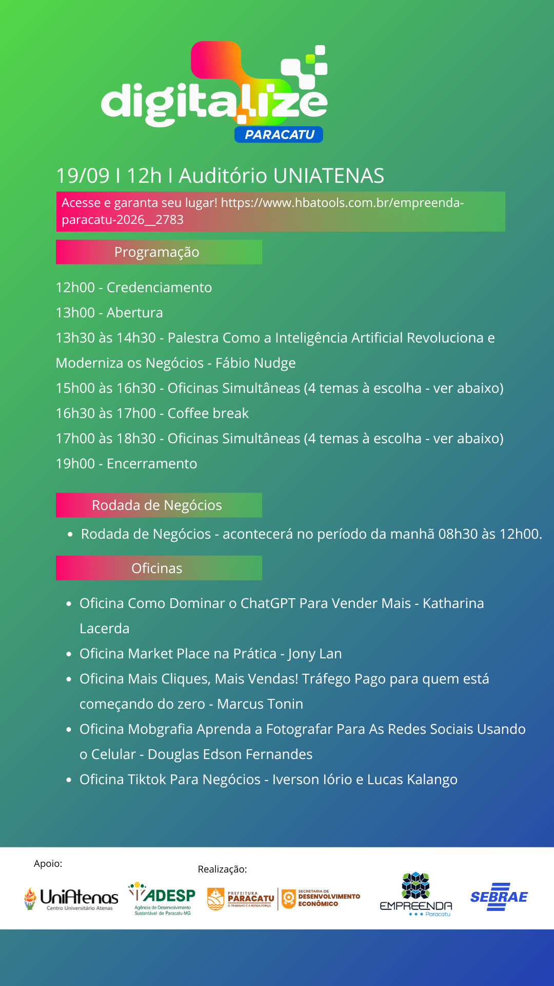 Imagem 1 da descrição do evento
