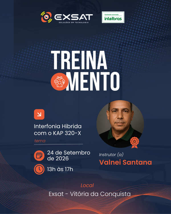 Imagem do evento INTERFONIA HIBRIDA COM O KAP 320-X