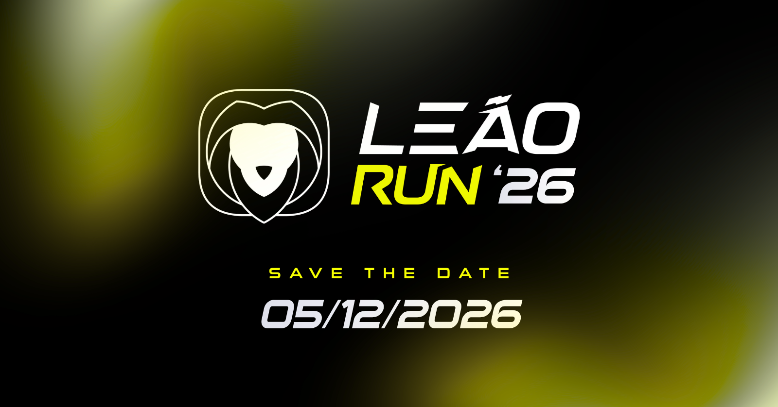 Cartaz de divulgação da prova Leão Run 2026 - 3ª Edição