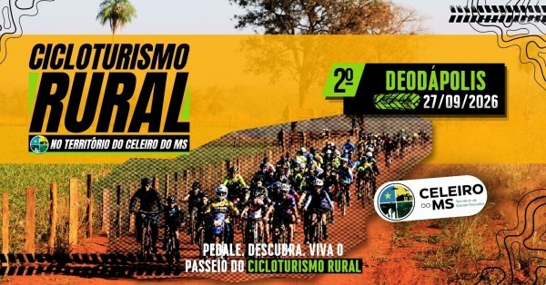Imagem do evento 4º Cicloturismo Rural no Território do CELEIRO DO MS