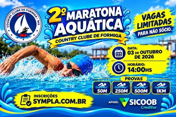 Imagem do evento 2º MARATONA AQUÁTICA COUNTRY CLUBE DE FORMIGA