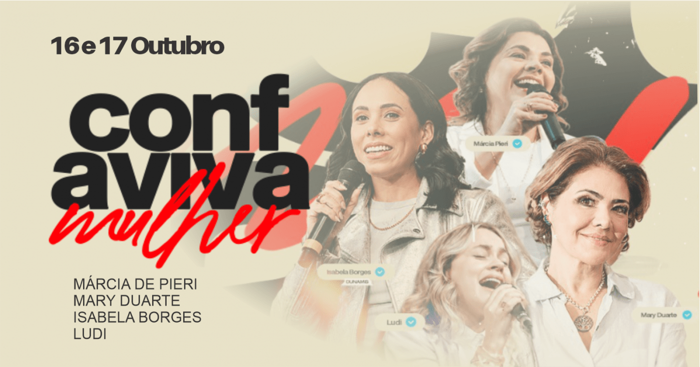 Imagem publicada pela fonte para Conferência Aviva Mulher
