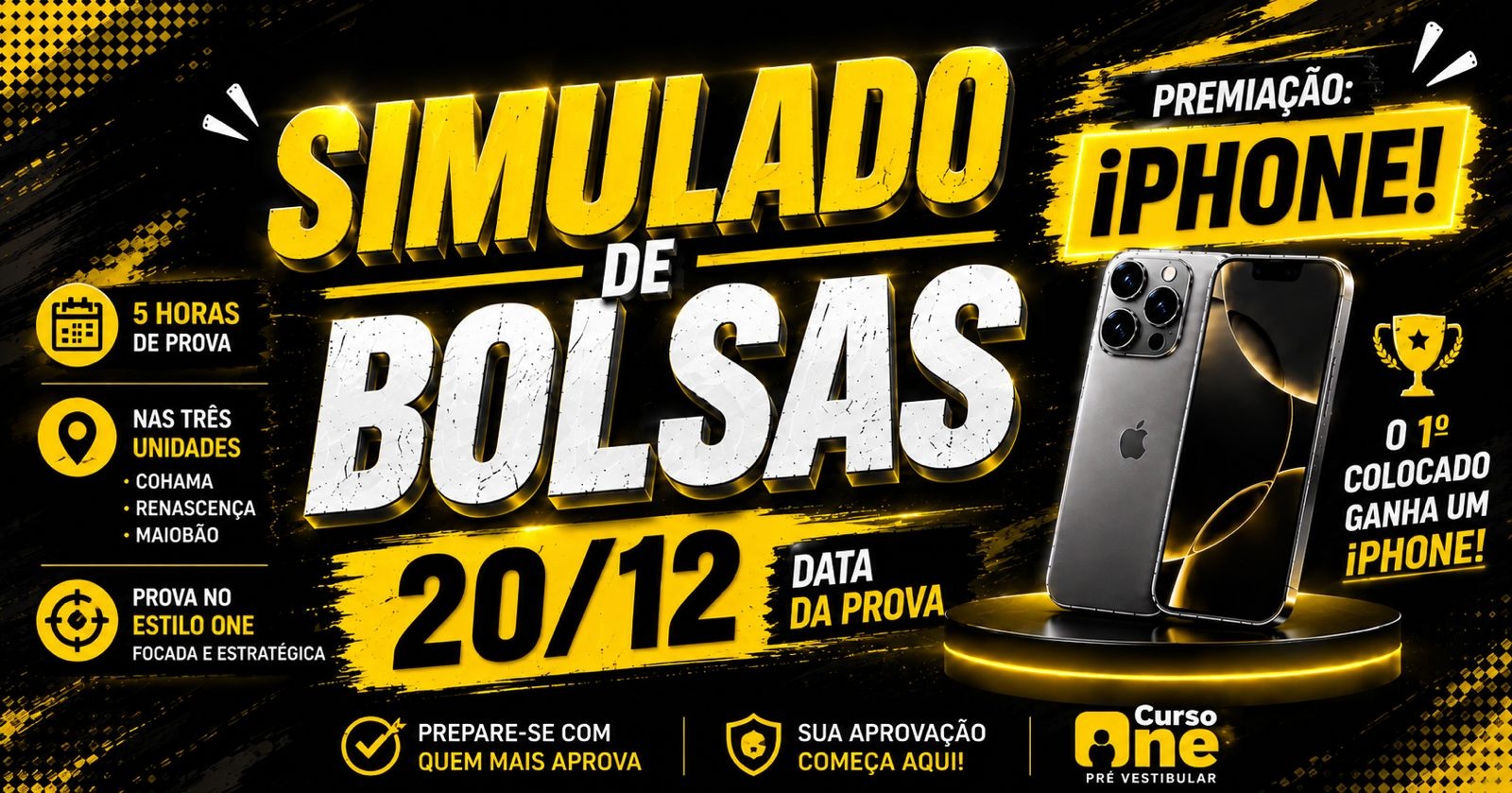 SIMULADO DE BOLSAS VEST ONE - 20/12