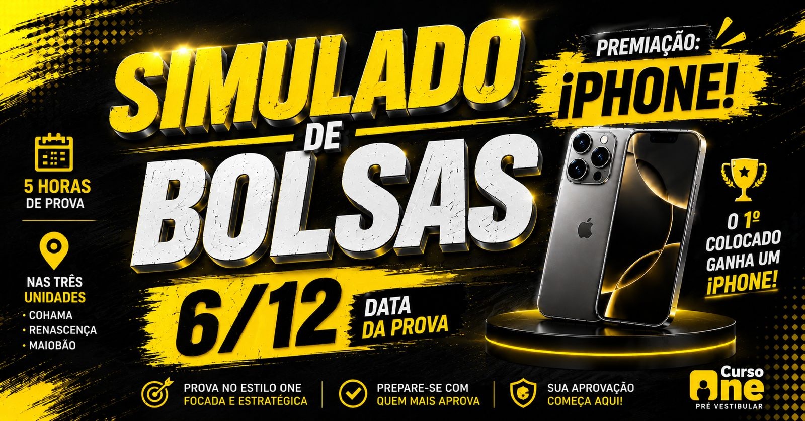 SIMULADO DE BOLSAS VEST ONE - 06/12
