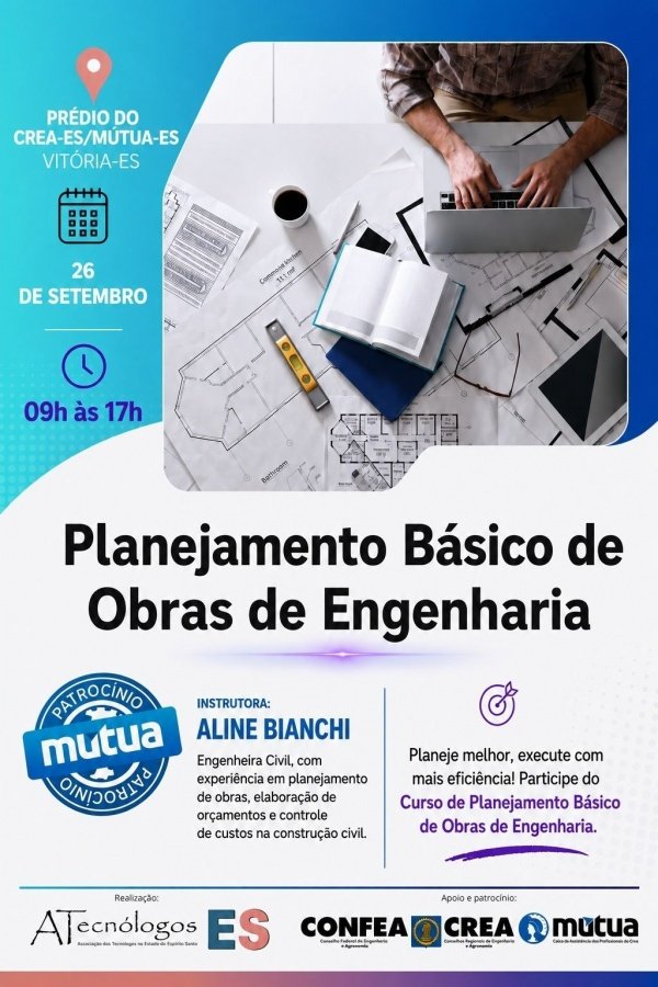 Imagem do evento Curso de Planejamento Básico de Obras de Engenharia