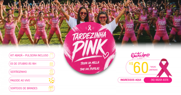Imagem do evento TARDEZINHA PINK
