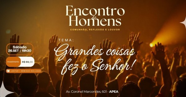 Imagem do evento Evento de homens