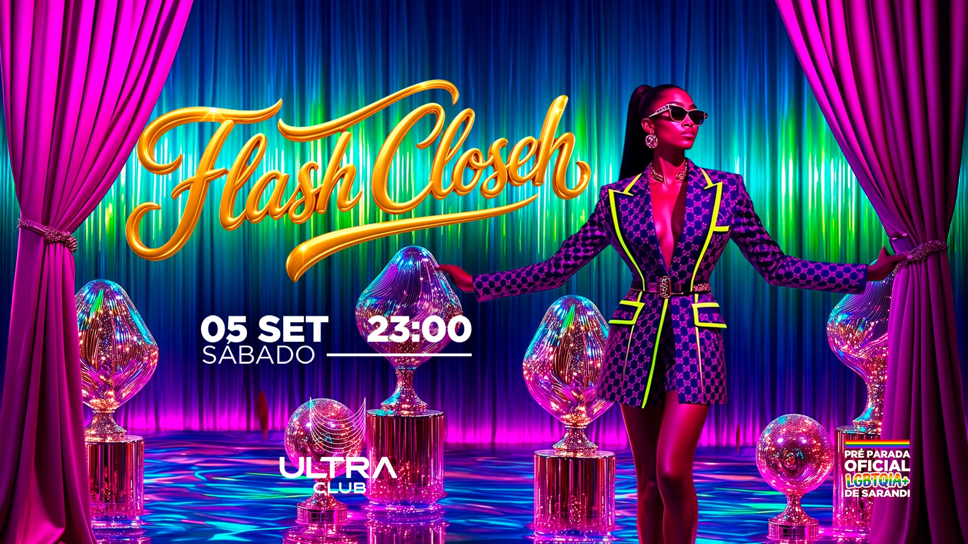 Image for the event: Flash Closeh! (Sábado)