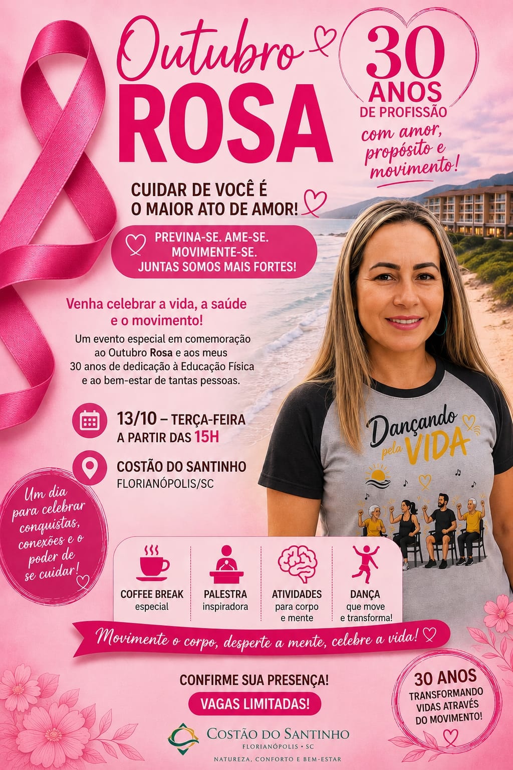 Imagen de la fuente — Outubro Rosa Dançando pela Vida 30 Anos de Profissão