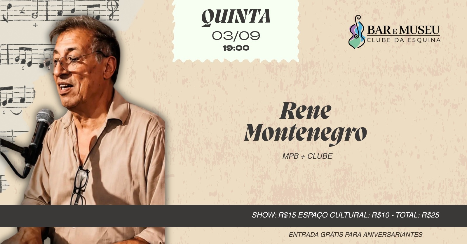 SHOW - RENE MONTENEGRO