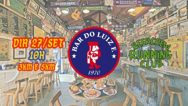 Imagem do evento Beercrew Running Club: Bar do Luiz Fernandes