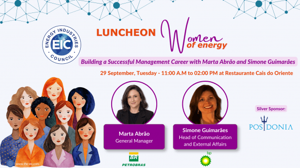 Imagem do evento Lunch: Women of Energy - Construindo uma Gerência de Sucesso com Marta Abrão e Simone Guimarães