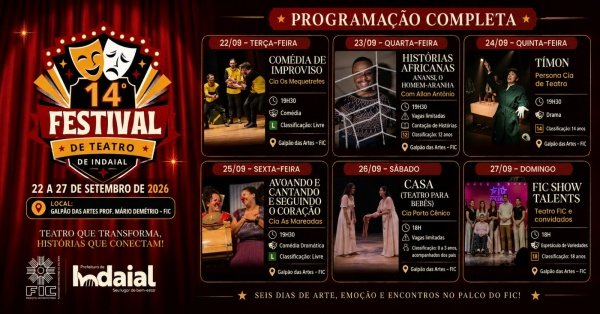 Imagem do evento 14º Festival de Teatro de Indaial