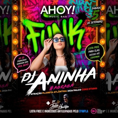 DJ ANINHA NA AHOY! em Santo Ângelo - Sympla