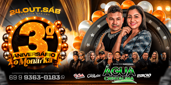 Imagem do evento 3º ANIVERSÁRIO DO MONARKA!