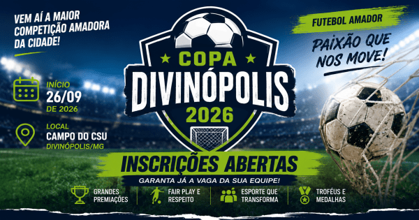 Imagem do evento Copa Divinópolis de Futebol 2026