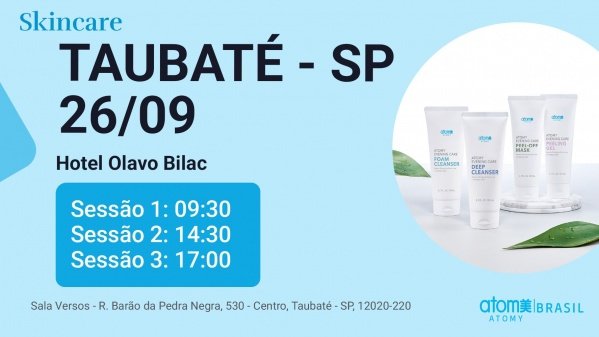 Imagem do evento Skincare de produtos coreanos - Taubaté / SP - 26/09/2026
