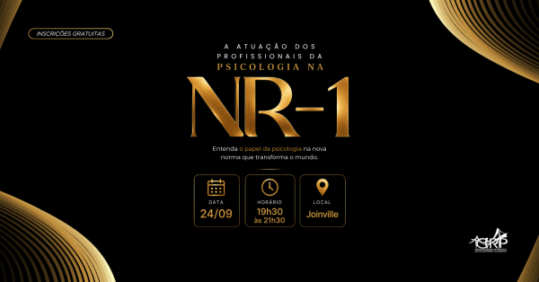 Imagem do evento A Atuação dos Profissionais da Psicologia na NR-1