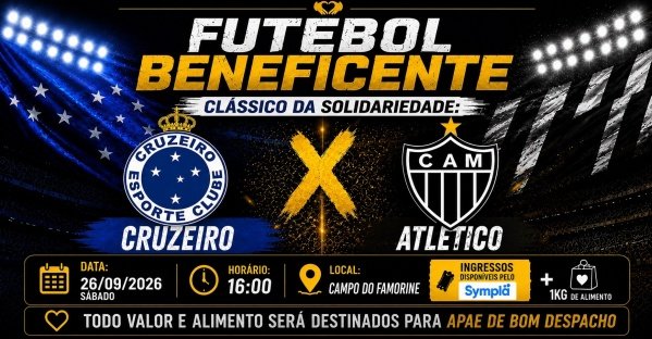 Imagem do evento 3º Futebol Beneficente  Clássico da Solidariedade: Cruzeiro x Atlético
