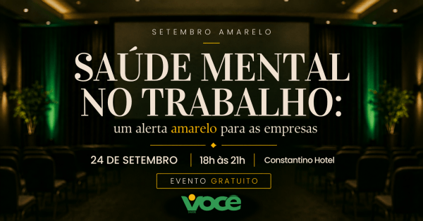 Imagem do evento Saúde mental no trabalho: um alerta amarelo para as empresas