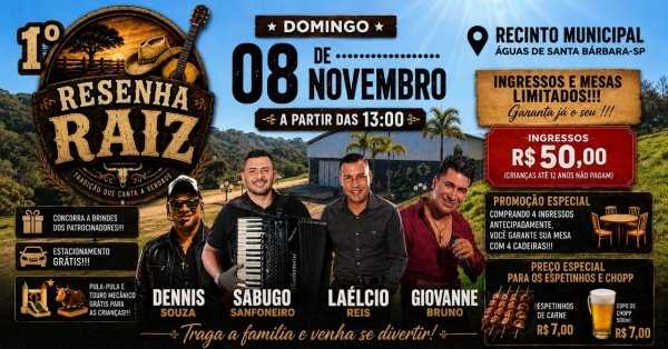 Imagem do evento Resenha Raiz