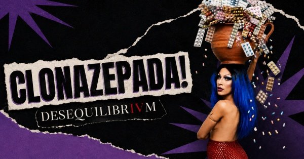 Cartaz do show Clonazepada