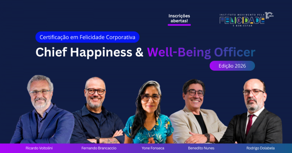 Imagem do evento Certificação em Felicidade Corporativa - Chief Happiness & Well-Being Officer