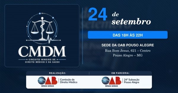 Imagem do evento Circuito Mineiro de Direito Médico e da Saúde - CMDM