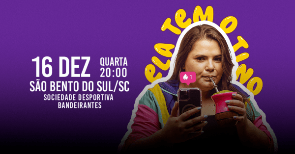 Imagem do evento IVANGÉLICA - ELA TEM O TINO em SÃO BENTO/SC