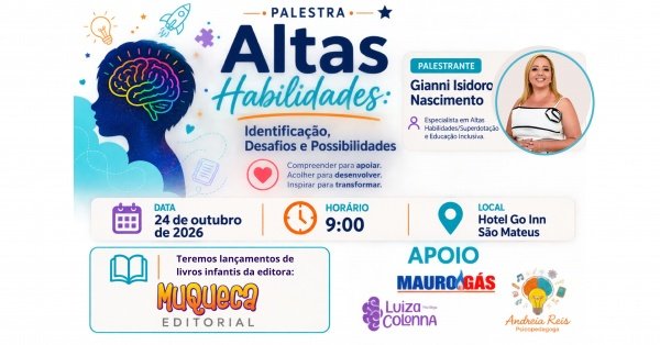 Imagem do evento Altas Habilidades: Identificação, Desafios e Possibilidades