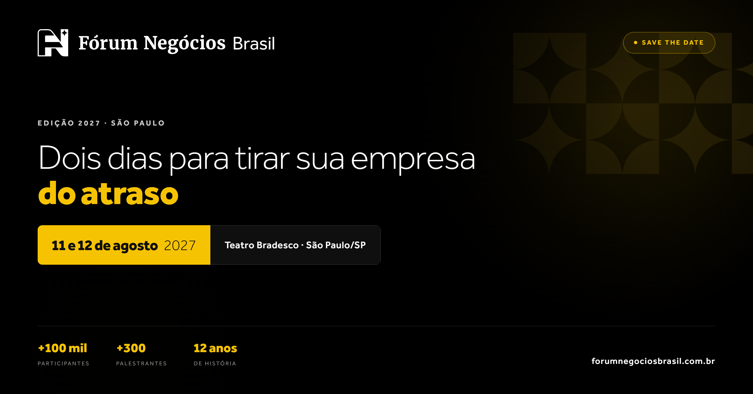 Fórum Negócios Brasil 2027