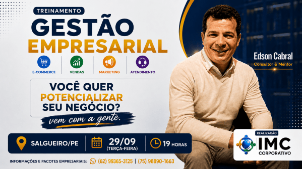 Imagem do evento TREINAMENTO - GESTÃO EMPRESARIAL