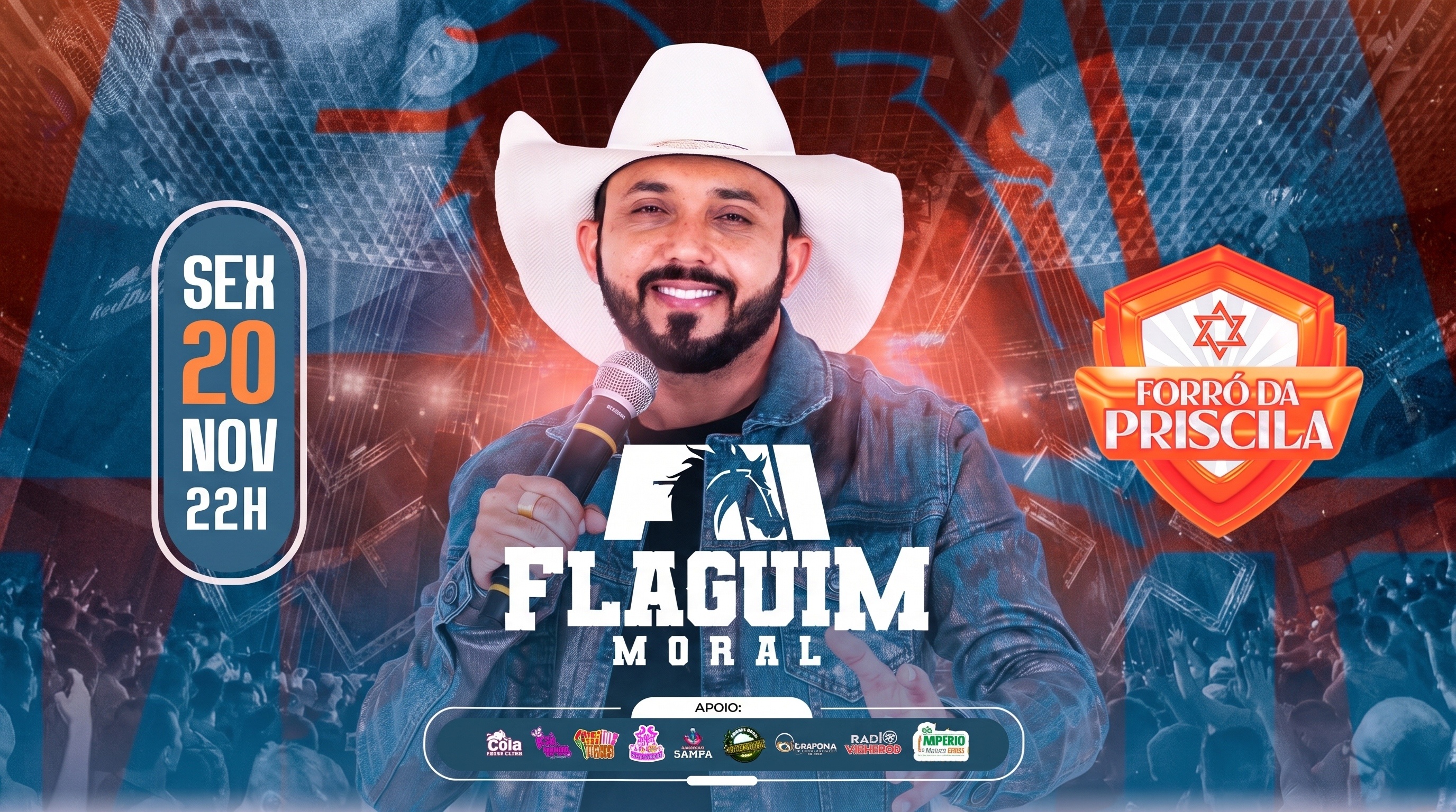 FLAGUIM MORAL NO FORRÓ DA PRISCILA - São Paulo, SP