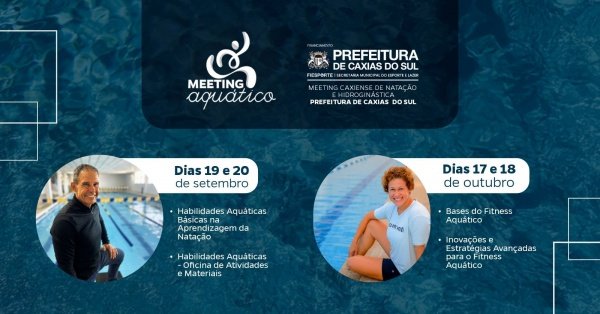 Imagem do evento MEETING CAXIENSE DE NATAÇÃO E HIDROGINÁSTICA - PREFEITURA DE CAXIAS DO SUL (2026)