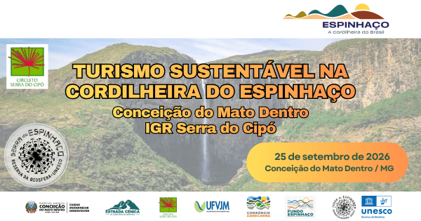 Imagem do evento Encontro Turismo Sustentável na Cordilheira do Espinhaço (IGR Serra do Cipó)