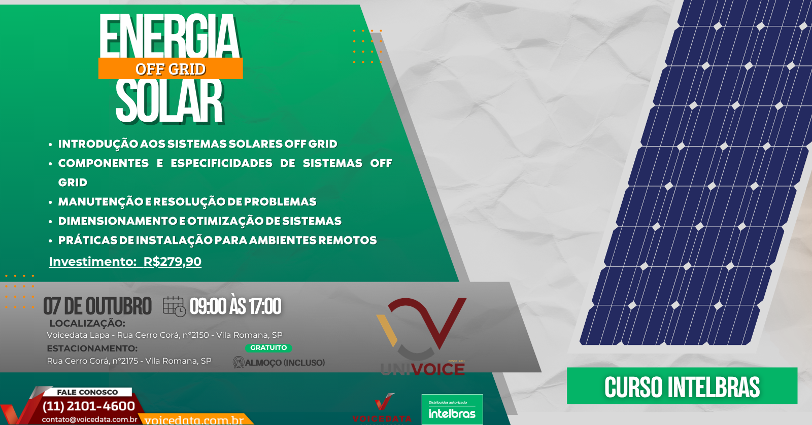 Curso Sistemas Solares Off Grid