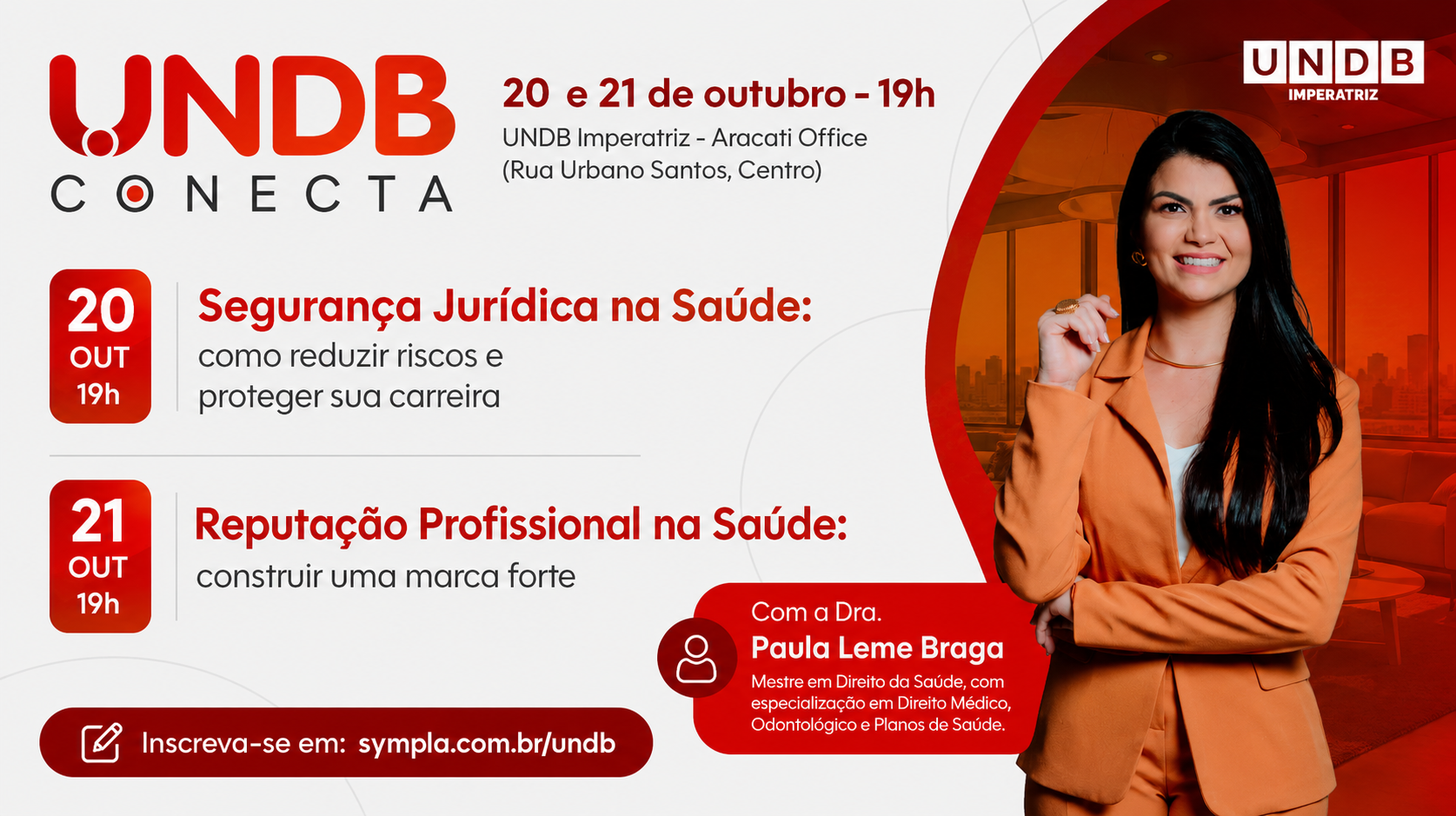 UNDB Conecta - Segurança Jurídica na Saúde: como reduzir riscos e proteger sua carreira