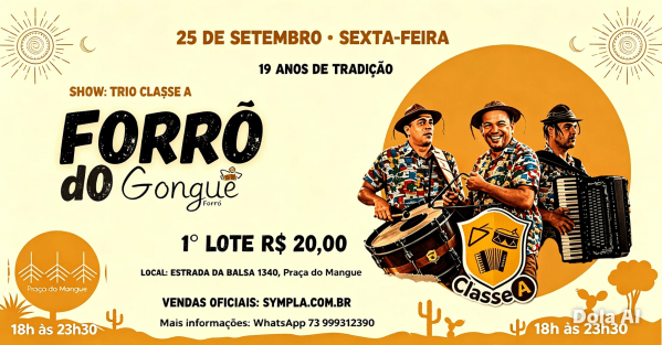 Imagem do evento Forró do Gonguê