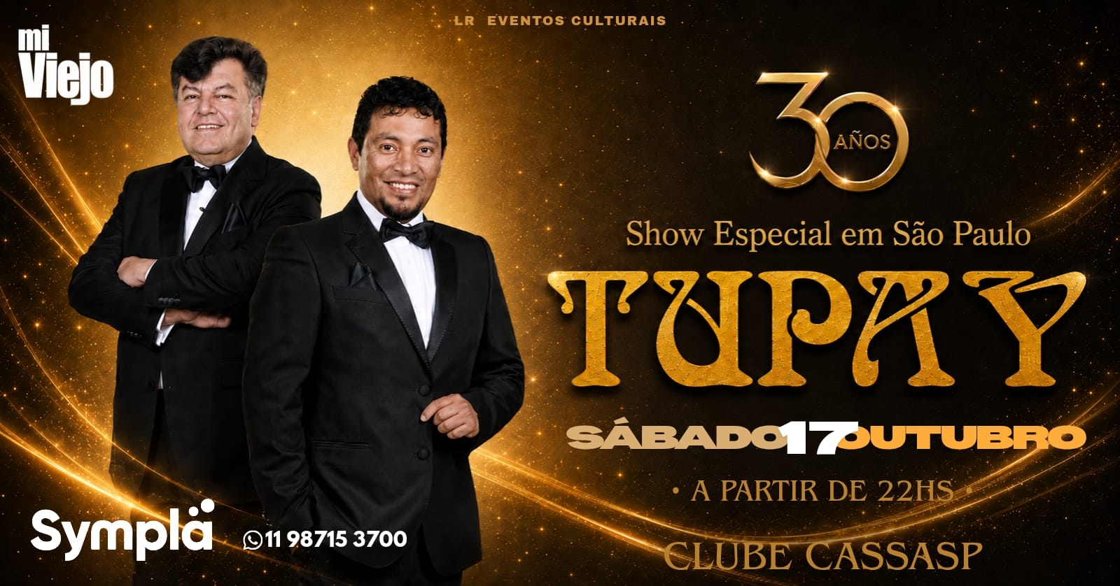 TUPAY em São Paulo - TURNÊ 30 AÑOS - Fiesta Cangrejitos 2026 - São Paulo, SP