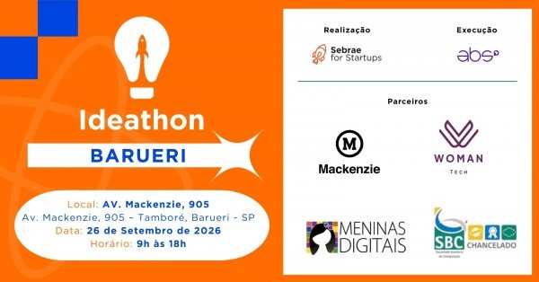 Imagem do evento Ideathon Barueri - Inscrições gratuitas e exclusivas para mulheres