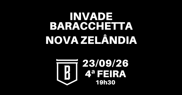 Imagem do evento INVADE BARACCHETTA - NOVA ZELÂNDIA