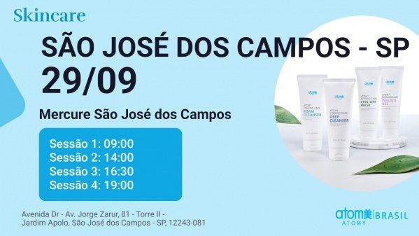 Imagem do evento Skincare de produtos coreanos - São José dos Campos / SP - 29/09/2026