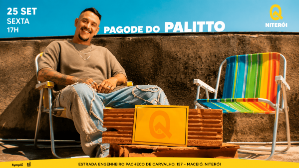 Imagem do evento PAGODE DO PALITTO na BATUQ NITERÓI!!