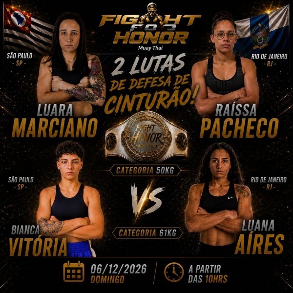 Imagem do evento Fight for Honor 14: Desafio Rio x São Paulo