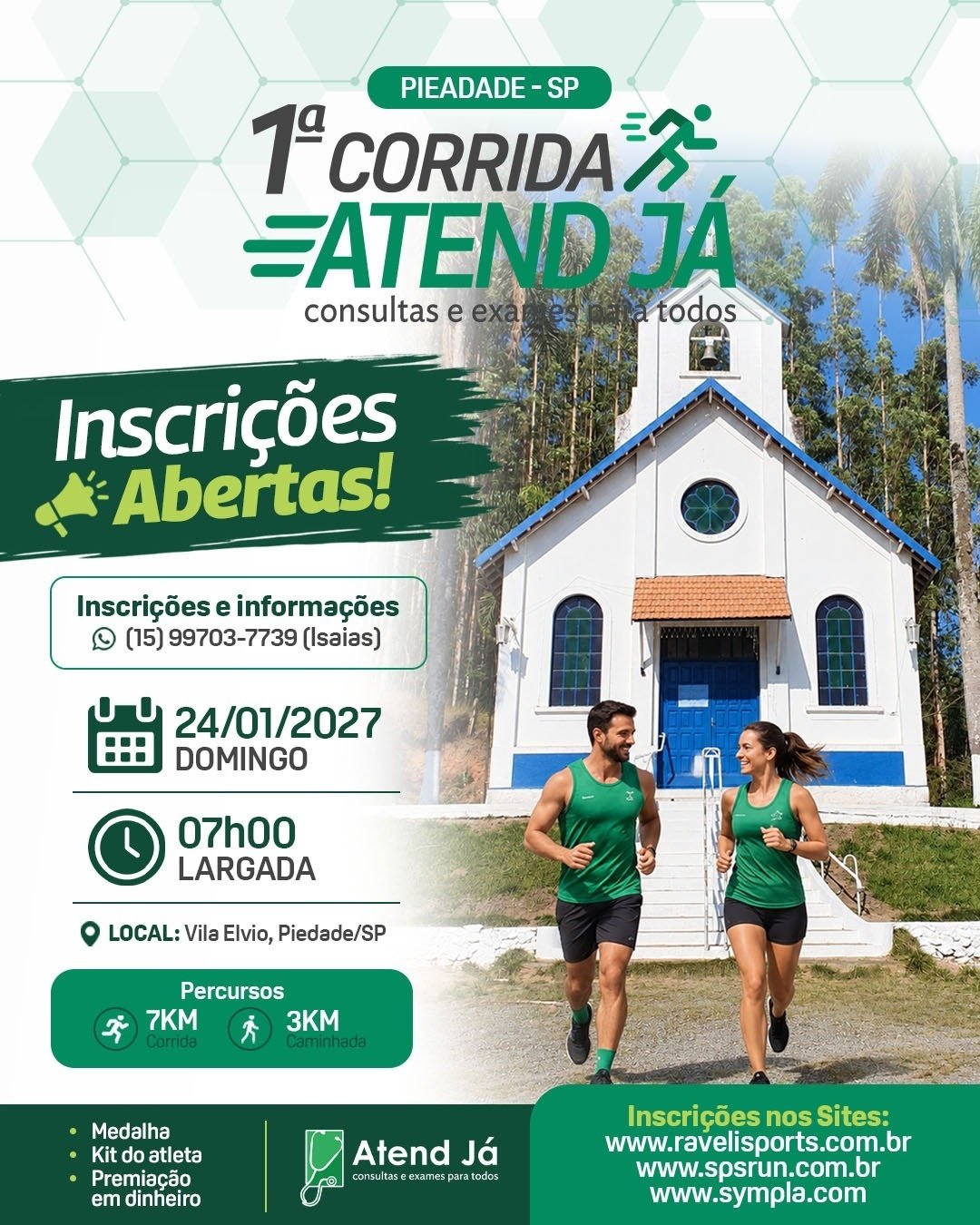 1º CORRIDA ATEND JÁ - PIEDADE SP