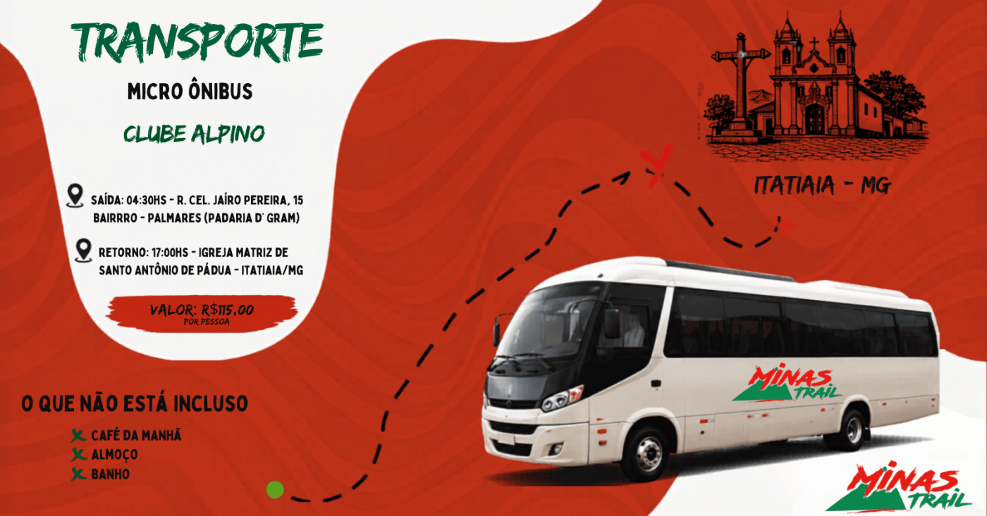 MINAS TRAIL - TRANSPORTE CLUBE ALPINO