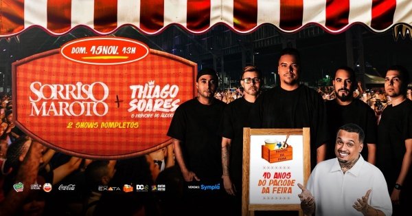 10 Anos Pagode da Feira - Sorriso Maroto e Thiago Soares