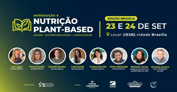Imagem do evento Curso de Introdução à Nutrição Plant-Based | Brasília