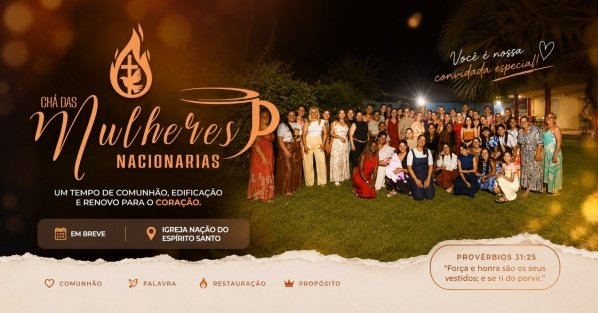 Imagem do evento CHÁ DE MULHERES NACIONARIAS